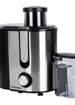 Westinghouse Extractor de jugos WKJEG339 negro con plata 400W y perilla de control con 2 velocidades