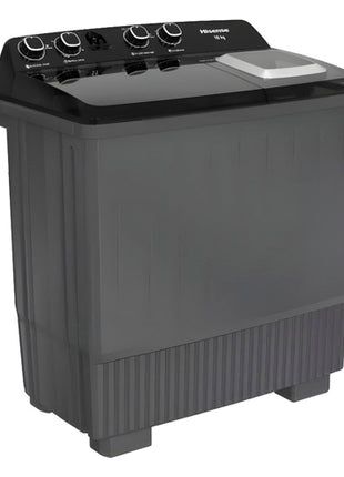 Hisense Lavadora WSA1804P gris doble tina de 18 kilos carga superior