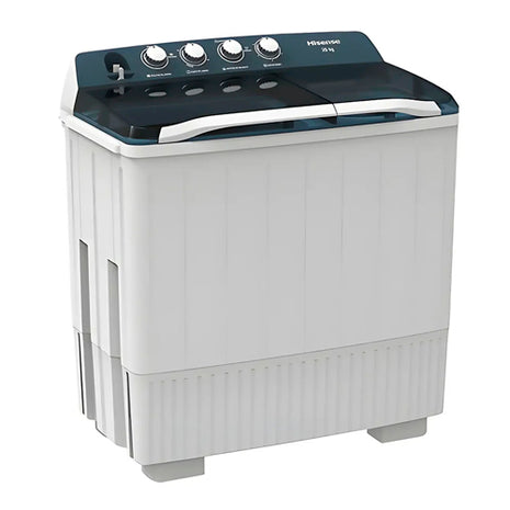 Hisense Lavadora Semiautomática WSA2001P blanco doble tina 20 kilos