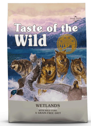 Alimento seco para perros Wetlands Canine adulto 2.2kg Taste of the Wild