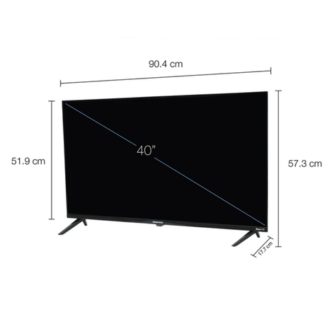 Pantalla 40" LED Roku TV Full HD DAW40FR Daewoo