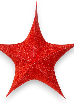 Estrella brillante 80cm rojo XMT0003R
