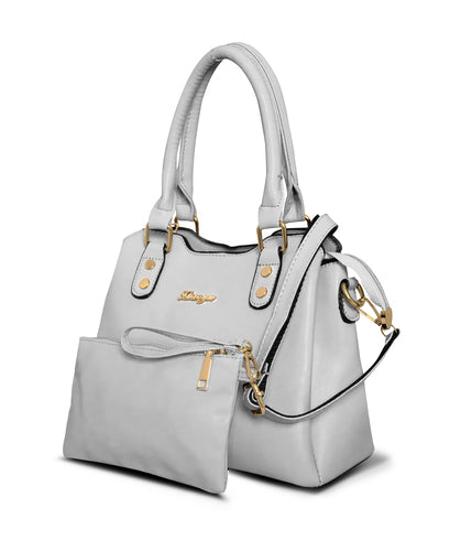 Gogo bolsa Mod. Y-15-BLA, color: blanco, para dama con monedero