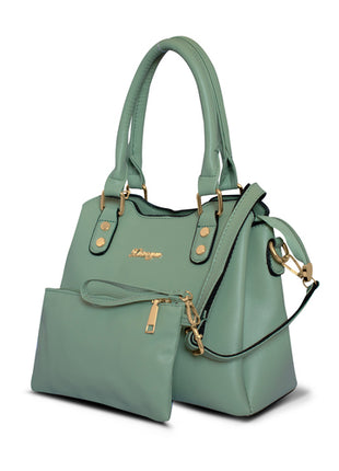 Gogo bolsa Mod. Y-15-VDE, color: verde, para dama con monedero