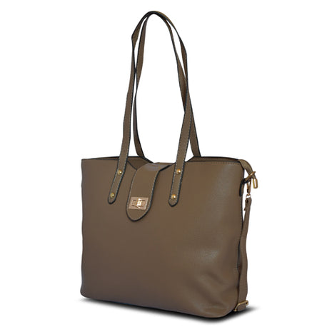 Gogo bolsa Mod. Y-28-CAF, color: café, para dama