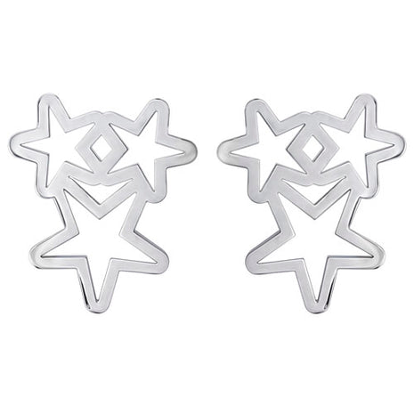 Tanya Moss Broqueles Celeste Estrella YLE2852 plata .925