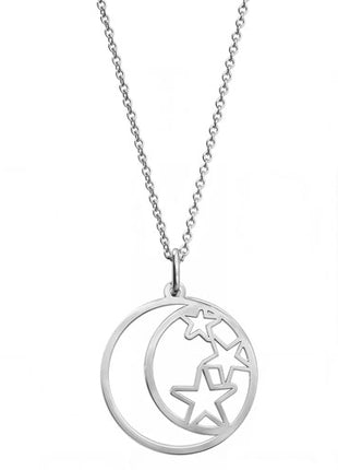 Tanya Moss Dije Celeste Luna y Estrellas YLP2924 plata .925