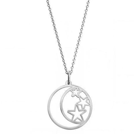 Tanya Moss Dije Celeste Luna y Estrellas YLP2924 plata .925
