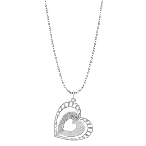 Tanya MossDije Grande Corazón Destellos YP2918 plata .925