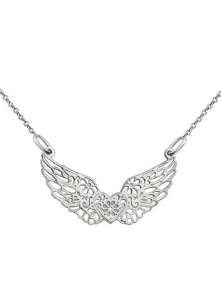 Tanya Moss Dije Corazón con Alas Mexicanizado YP2986 plata .925