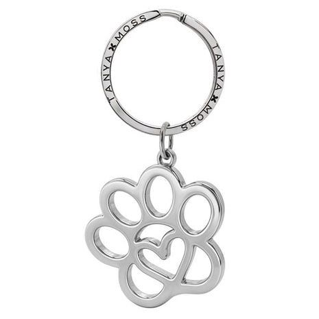 Tanya Moss Llavero Huellita YV2623 plata .925
