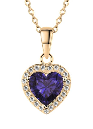 Collar Corazón cristal ZCO-CH-HEAR-MOR Zvezda