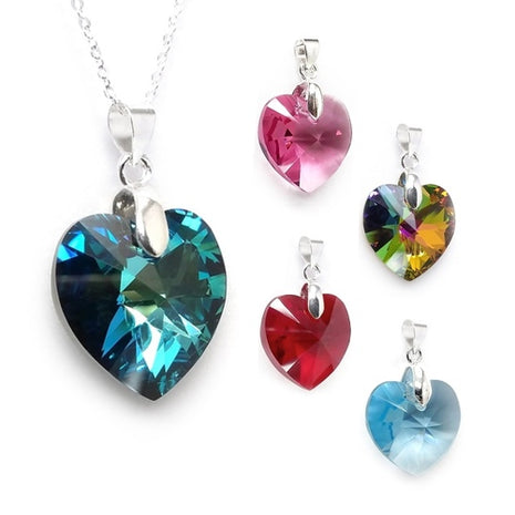 Set de collar y dije plata .925 corte Heart ZET-HEART-5A Zvezda