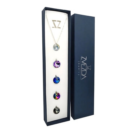 Set de dijes y cadena plata .925 corte Xilion ZET-XIL-D Zvezda