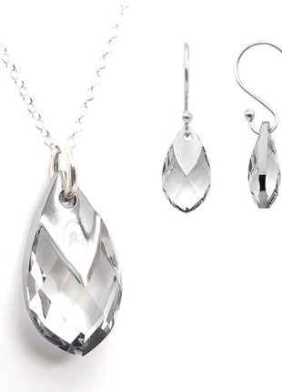 Juego de collar y aretes ZJU-PEAR-CRY Zvezda