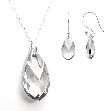 Juego de collar y aretes ZJU-PEAR-CRY Zvezda
