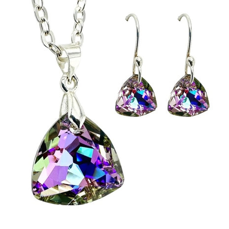 Juego de collar y aretes ZJU-TRILL-LVIT Zvezda