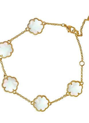 Pulsera Trébol madre perla ZPU-CH-TRE-MP ZVEZDA